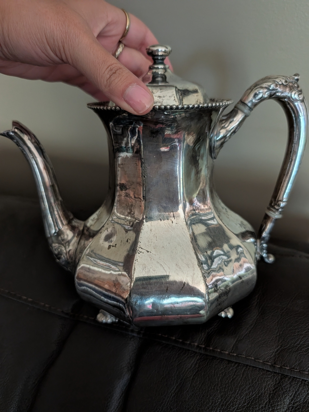 Victorian Reed & Barton Silver Plated Teapot